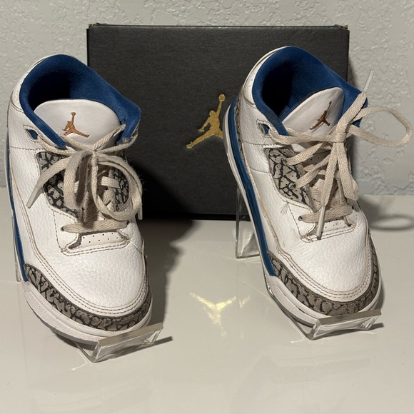 Jordan 3 Retro Wizards (TD) Size 10C - Picture 3 of 8